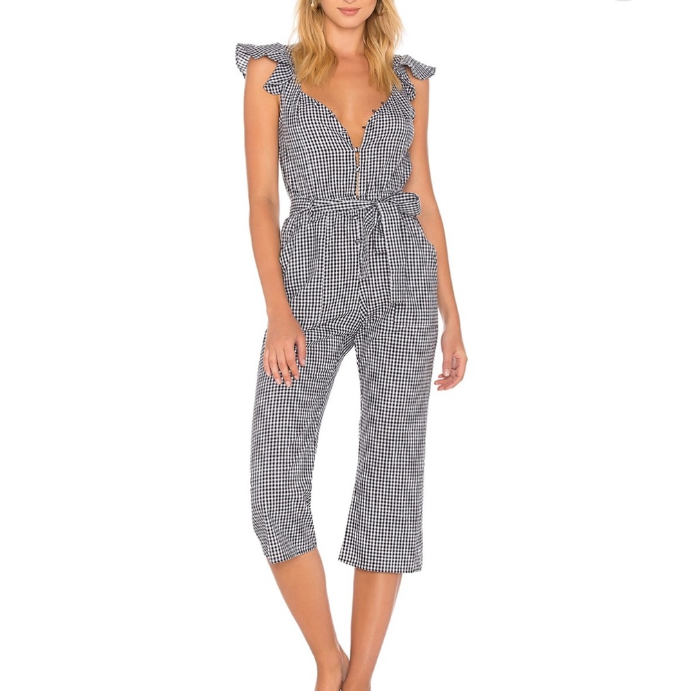 For Love and Lemons Gingham Jumpsuit